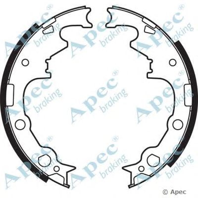 APEC BRAKING shu608 -  Комплект тормозных колодок